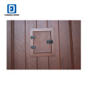 Fangda multiple choice rustic fiberglass entry door with speakeasy